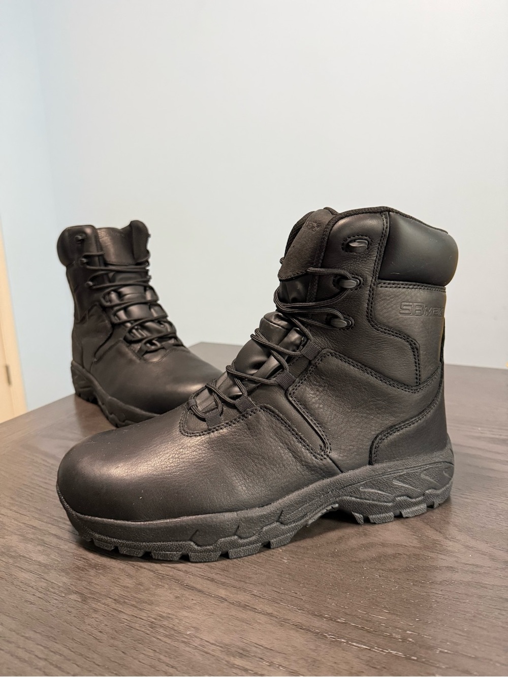 SR Max Men’s Work Boots Size 10.5 Black Composite Toe Slip Resistant EH New